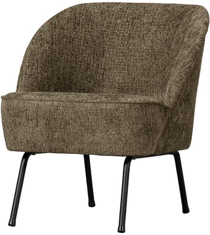 BePureHome WOOOD Fauteuil Vogue Structure Velvet Bonsai 69x57x70