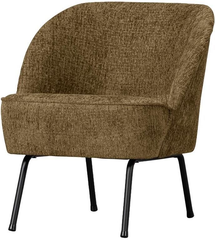 BePureHome WOOOD Fauteuil Vogue Structure Velvet Brass 69x57x70