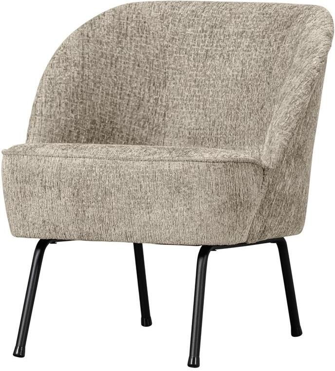 BePureHome WOOOD Fauteuil Vogue Structure Velvet Wheatfield 69x57x70