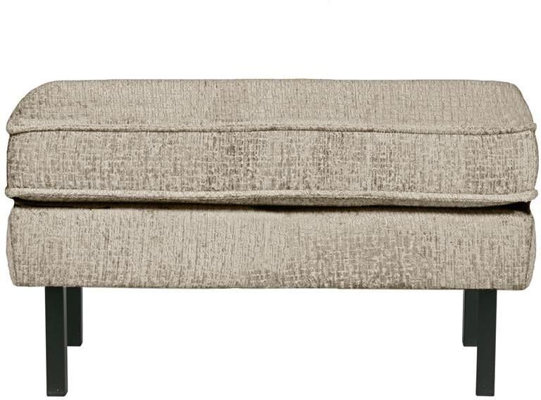 BePureHome WOOOD Hocker Op Poten Rodeo Velvet Wheatfield 45x84x54