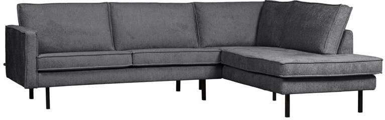 BePureHome WOOOD Hoekbank Rechts Rodeo Velvet Mountain 85x266x213