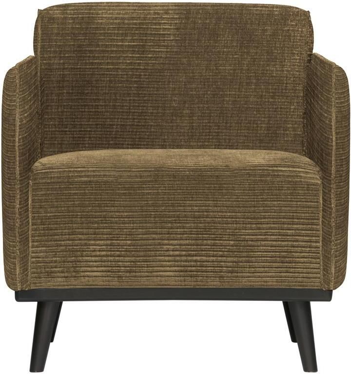 BePureHome WOOOD Statement Fauteuil Met Arm Rib Rock 77x72x93