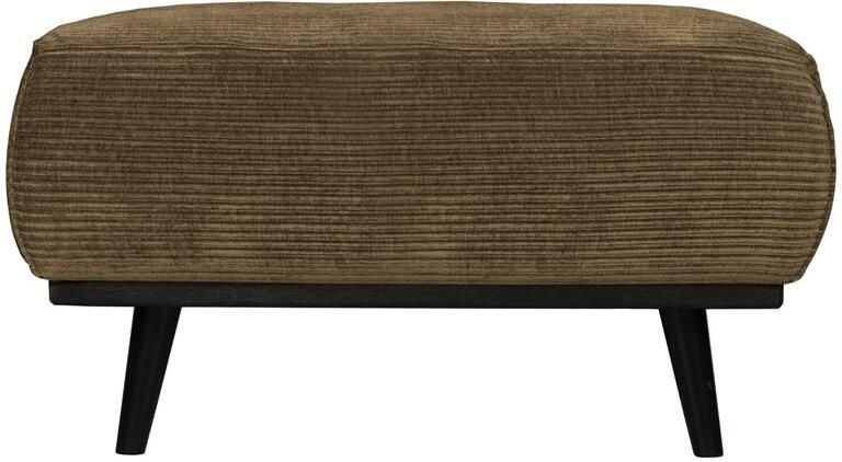 BePureHome WOOOD Statement Hocker Brede Platte Rib Rock 40x80x55