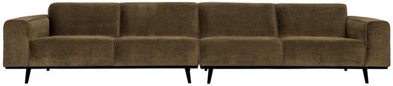 BePureHome WOOOD Statement XL 4-Zits Bank Rib Rock 77x372x93