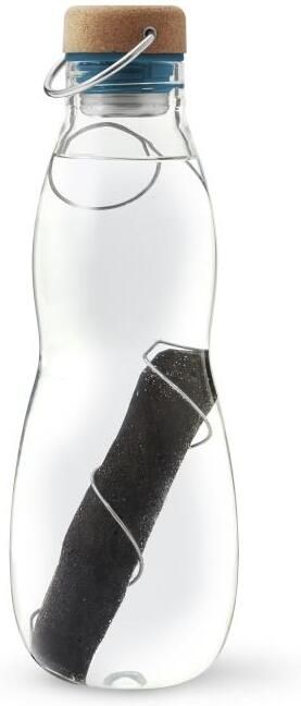 Black en Blum Black+Blum Eau Good Glazen Waterfles 650ml Blauw