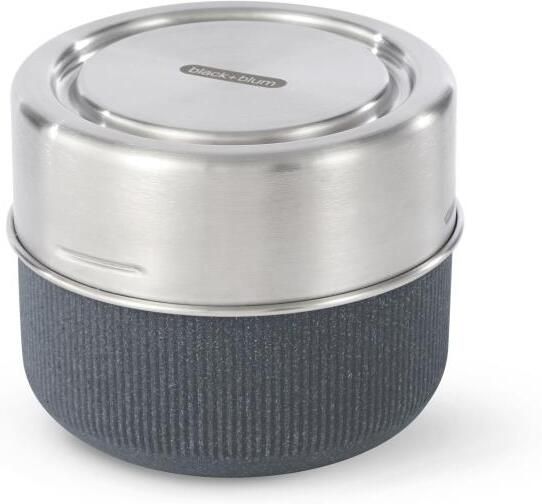 Black en Blum Black+Blum Glazen Lunchbox Pot 600ml Grijs