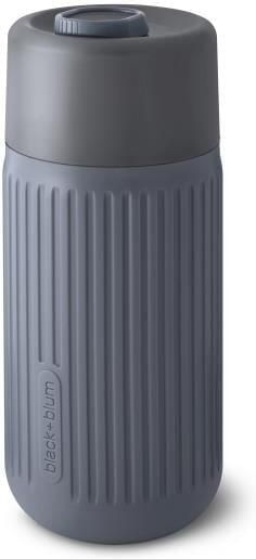 Black en Blum Black+Blum Glazen Reisbeker 340ml Grijs