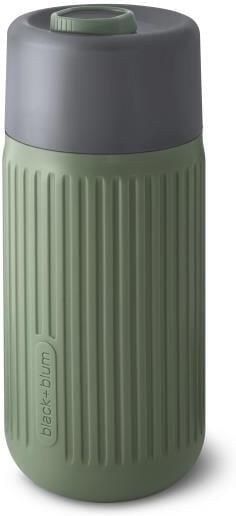 Black en Blum Black+Blum Glazen Reisbeker 340ml Groen