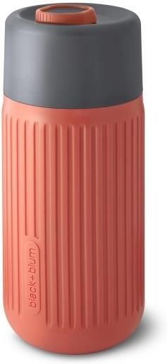 Black en Blum Black+Blum Glazen Reisbeker 340ml Rood