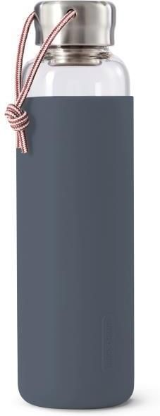 Black en Blum Black+Blum Glazen Waterfles 600ml Grijs