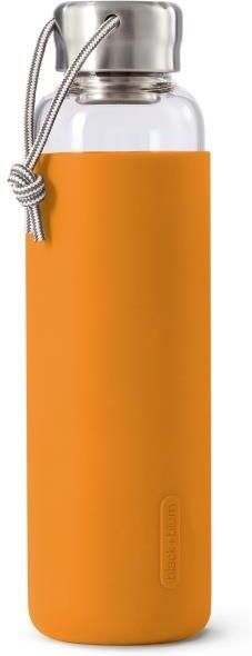 Black en Blum Black+Blum Glazen Waterfles 600ml Oranje