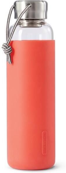 Black en Blum Black+Blum Glazen Waterfles 600ml Rood