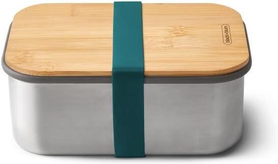 Black en Blum Black+Blum RVS Broodtrommel 1.25 Ltr Blauw