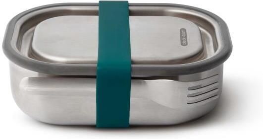Black en Blum Black+Blum RVS Lunchbox 600ml Blauw