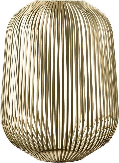 Blomus Lito Lantaarn Champagne Large | Geel | Goud | Staal