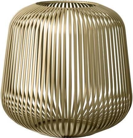 Blomus Lito Lantaarn Champagne Medium | Geel | Goud | Staal