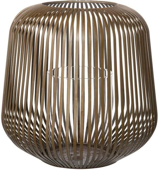 Blomus Lito Lantaarn Rusty Look Medium | Bruin | Staal