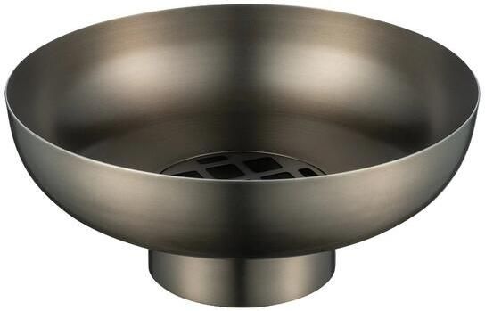 Blomus Miyabi Vaas Burned Metal Laag | Bruin | Staal