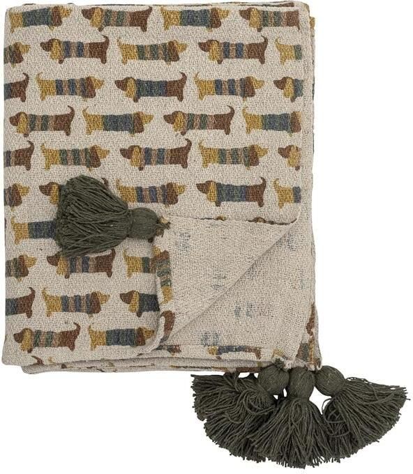 Bloomingville Plaid Charlie 160 x 130 cm Bruin