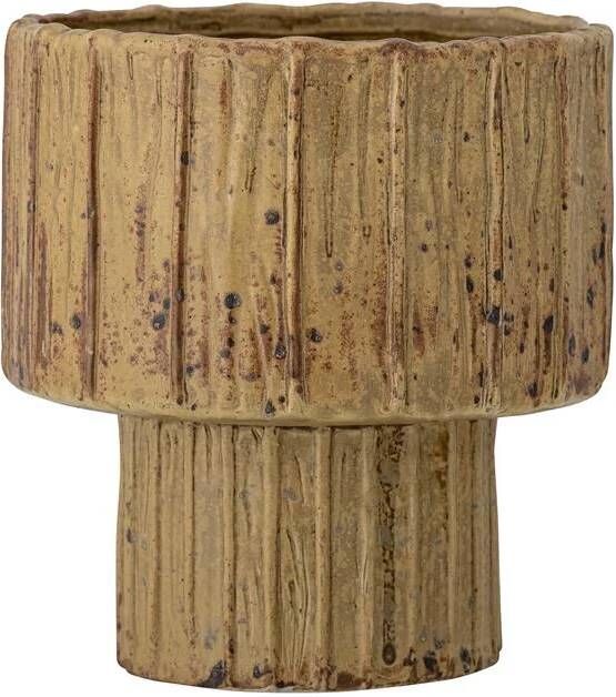 Bloomingville Elitta Bloempot Bruin Steen