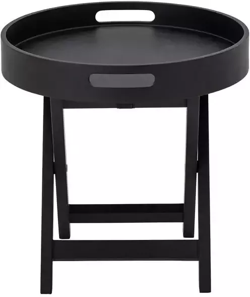 Bloomingville Freya Dienbladtafel Zwart Rubberhout - Foto 2