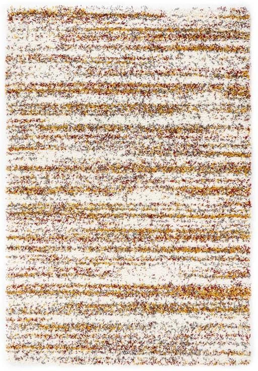 Boho&me Hoogpolig vloerkleed strepen Artisan wit multi 280x380 cm - Foto 2