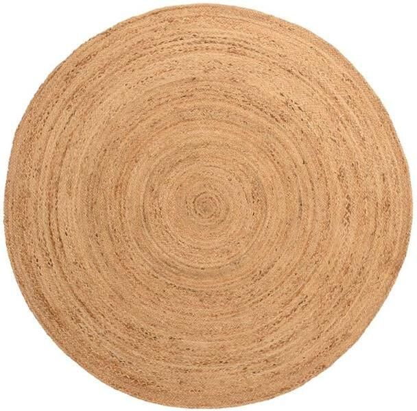 Folkways Jute vloerkleed rond Boho & me naturel 80 cm rond - Foto 2