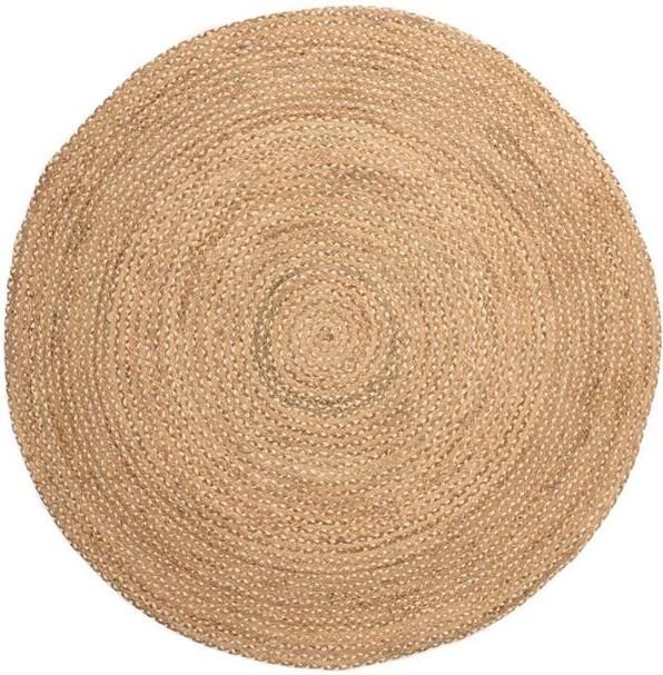 Boho&me Jute vloerkleed rond Braided naturel 120 cm rond - Foto 2