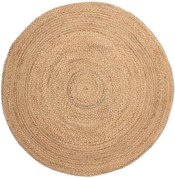 Boho&me Jute vloerkleed rond Braided naturel 160 cm rond - Foto 2
