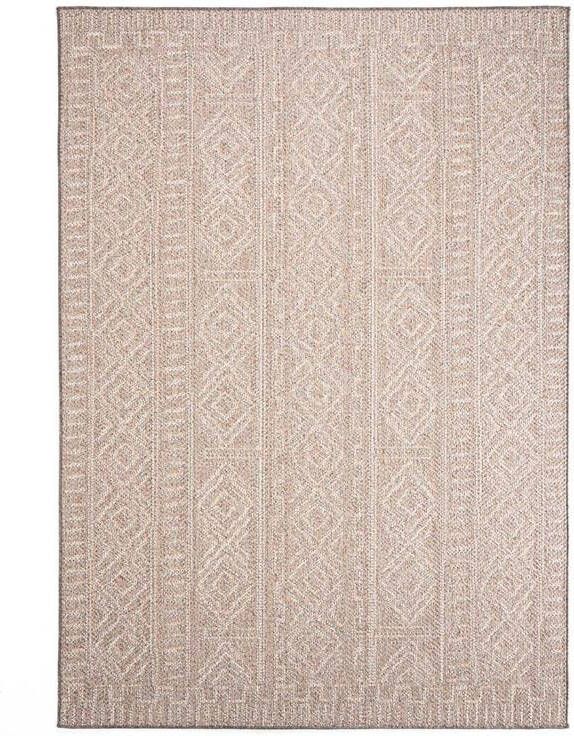 Boho&me Buitenkleed Aztec Dreams oudroze 160x230 cm