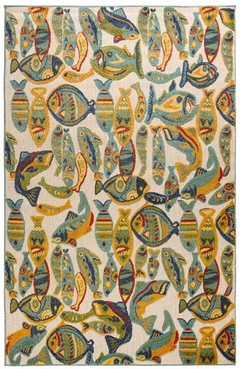 Boho&me Buitenkleed visjes Verano multi 80x150 cm - Foto 2