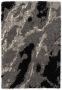 Boho&me Hoogpolig vloerkleed Marble Artisan grijs 100x200 cm - Thumbnail 1