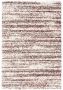 Boho&me Hoogpolig vloerkleed strepen Artisan grijs|rood 140x200 cm - Thumbnail 1
