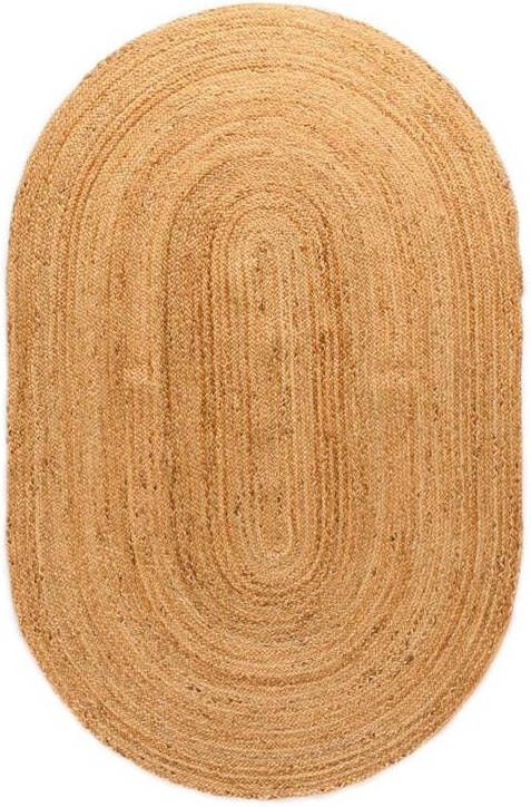 Folkways Jute vloerkleed ovaal Boho & me naturel 122x183 cm - Foto 3