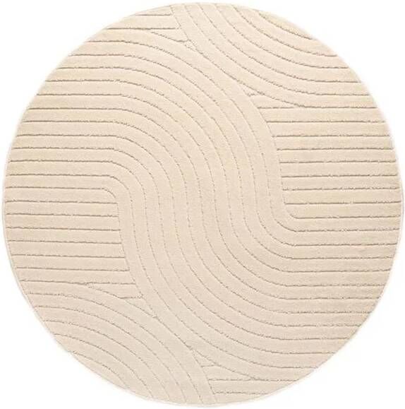 Boho&me Rond buitenkleed Verano wit 100 cm rond