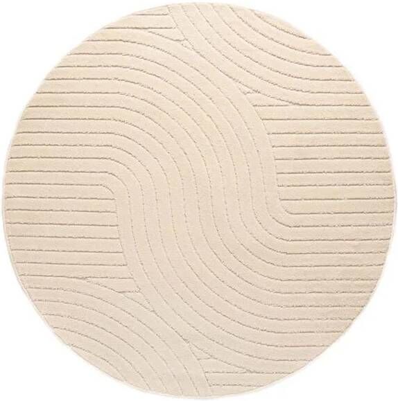 Boho&me Rond buitenkleed Verano wit 150 cm rond