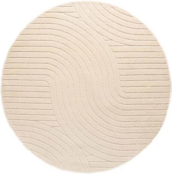 Boho&me Rond buitenkleed Verano wit 200 cm rond