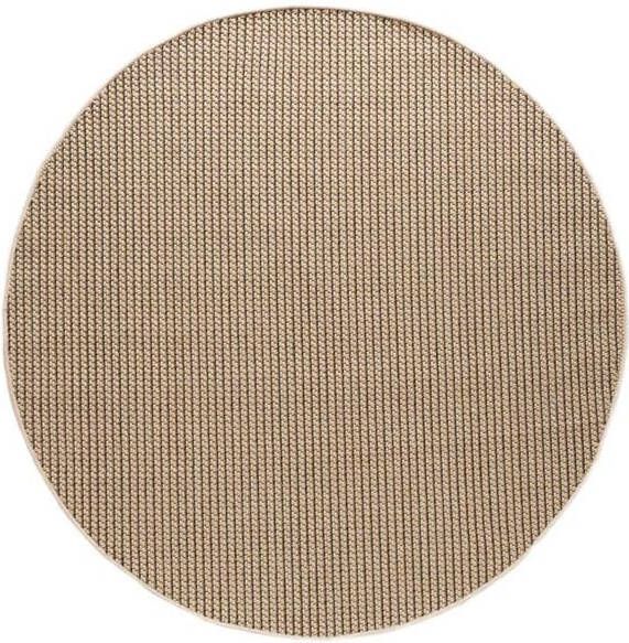 Boho&me Rond jute buitenkleed Sunny beige 100 cm rond