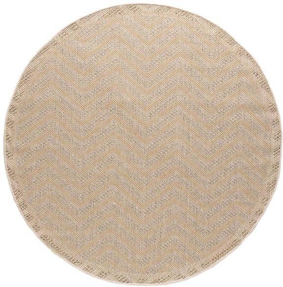 Boho&me Rond jute buitenkleed Sunny Contour naturel 250 cm rond - Foto 2