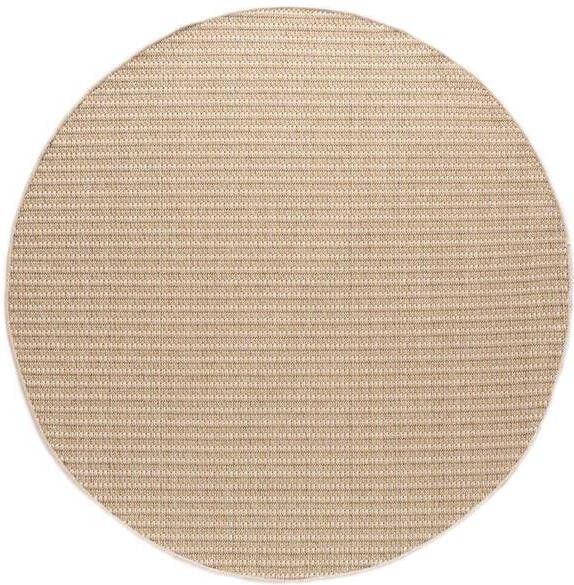 Boho&me Rond jute buitenkleed Sunny naturel 100 cm rond