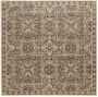 Boho&me Vierkant buitenkleed Sunny Oriental beige|zwart 120x120 cm - Thumbnail 1