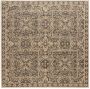 Boho&me Vierkant buitenkleed Sunny Oriental beige|zwart 250x250 cm - Thumbnail 1