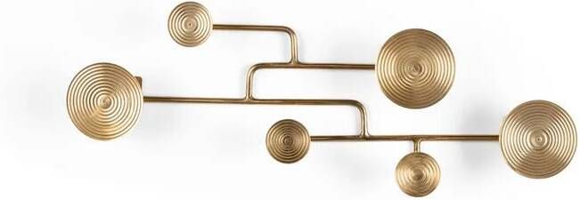 Bold Monkey Wall Coat Rack Hypnotising Brass
