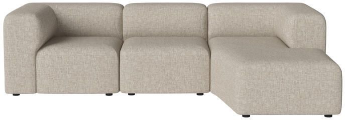 Bolia Angle 3-zitsbank met Chaise Longue Rechts Dark Beige