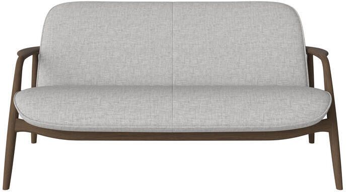 Bolia Bowie 2-zitsbank Donker Eiken Lichtgrijs