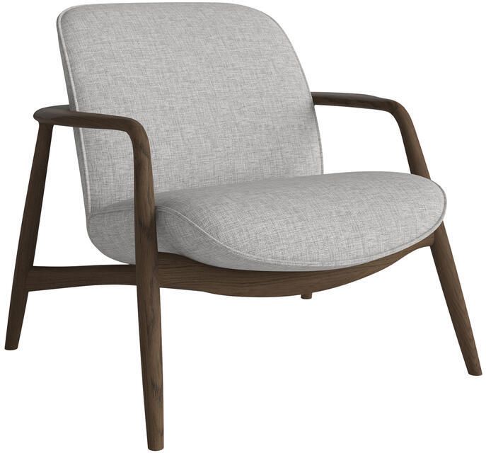 Bolia Bowie Fauteuil Donker Eiken Lichtgrijs