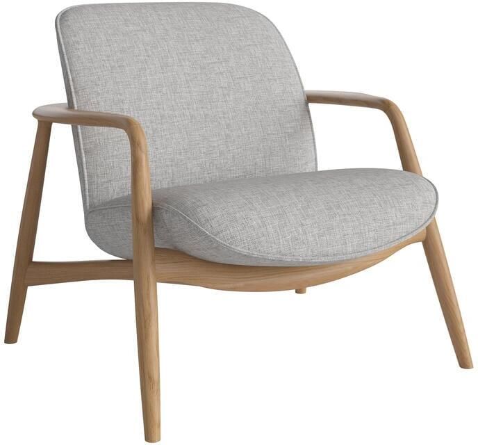 Bolia Bowie Fauteuil Eiken Lichtgrijs