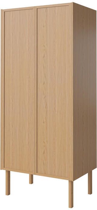 Bolia Cana Kledingkast met Roede en Planken Geolied Eiken