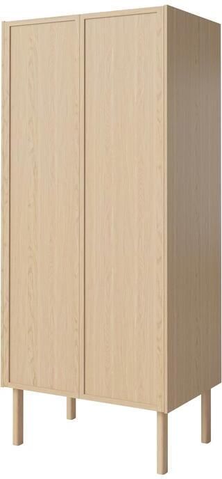 Bolia Cana Kledingkast met Roede Witgepigmenteerd Geolied Eiken