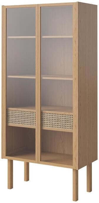 Bolia Cana Vitrinekast Hoog Geolied Eiken